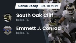 Recap: South Oak Cliff  vs. Emmett J. Conrad  2019