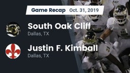 Recap: South Oak Cliff  vs. Justin F. Kimball  2019