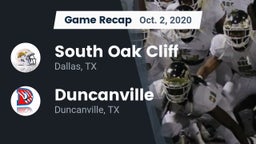 Recap: South Oak Cliff  vs. Duncanville  2020