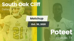Matchup: South Oak Cliff vs. Poteet  2020