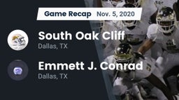 Recap: South Oak Cliff  vs. Emmett J. Conrad  2020