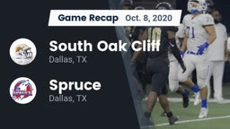 Recap: South Oak Cliff  vs. Spruce  2020