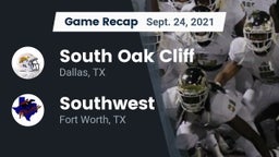 Recap: South Oak Cliff  vs. Southwest  2021