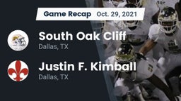 Recap: South Oak Cliff  vs. Justin F. Kimball  2021