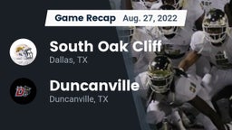 Recap: South Oak Cliff  vs. Duncanville  2022