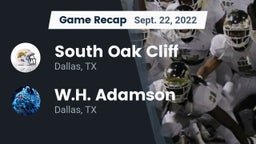 Recap: South Oak Cliff  vs. W.H. Adamson  2022