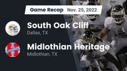 Recap: South Oak Cliff  vs. Midlothian Heritage  2022