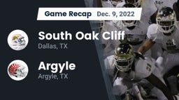 Recap: South Oak Cliff  vs. Argyle  2022
