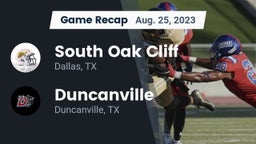 Recap: South Oak Cliff  vs. Duncanville  2023