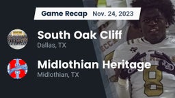 Recap: South Oak Cliff  vs. Midlothian Heritage  2023