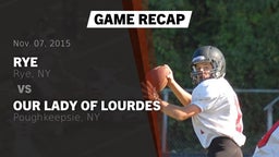 Recap: Rye  vs. Our Lady of Lourdes  2015