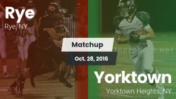 Matchup: Rye vs. Yorktown  2016