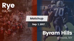 Matchup: Rye vs. Byram Hills  2017