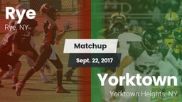 Matchup: Rye vs. Yorktown  2017