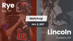 Matchup: Rye vs. Lincoln  2017