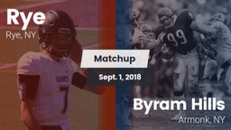 Matchup: Rye vs. Byram Hills  2018