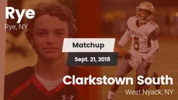 Matchup: Rye vs. Clarkstown South  2018