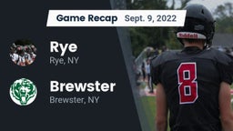 Recap: Rye  vs. Brewster  2022