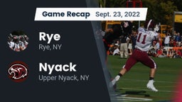 Recap: Rye  vs. Nyack  2022