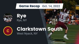 Recap: Rye  vs. Clarkstown South  2022
