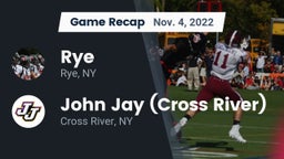 Recap: Rye  vs. John Jay  (Cross River) 2022
