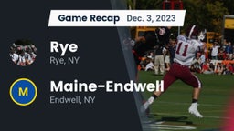 Recap: Rye  vs. Maine-Endwell  2023