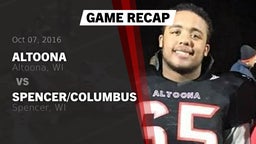 Recap: Altoona  vs. Spencer/Columbus  2016