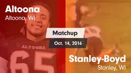 Matchup: Altoona vs. Stanley-Boyd  2016