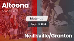 Matchup: Altoona vs. Neillsville/Granton 2018