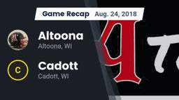 Recap: Altoona  vs. Cadott  2018