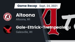 Recap: Altoona  vs. Gale-Ettrick-Trempealeau  2021