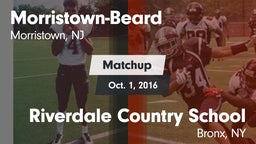 Matchup: Morristown-Beard vs. Riverdale Country School 2016