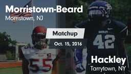 Matchup: Morristown-Beard vs. Hackley  2016