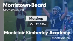 Matchup: Morristown-Beard vs. Montclair Kimberley Academy 2016