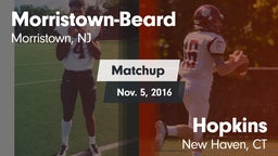 Matchup: Morristown-Beard vs. Hopkins  2016