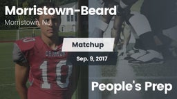 Matchup: Morristown-Beard vs. People's Prep 2017