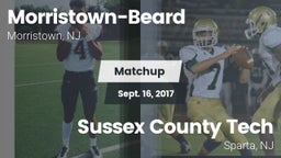 Matchup: Morristown-Beard vs. Sussex County Tech  2017