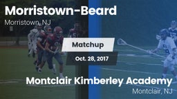 Matchup: Morristown-Beard vs. Montclair Kimberley Academy 2017