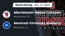 Recap: Morristown-Beard Crimson vs. Montclair Kimberley Academy 2020