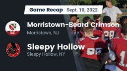 Recap: Morristown-Beard Crimson vs. Sleepy Hollow  2022