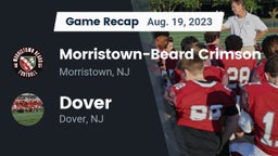 Recap: Morristown-Beard Crimson vs. Dover  2023