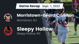 Recap: Morristown-Beard Crimson vs. Sleepy Hollow  2023