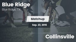 Matchup: Blue Ridge vs. Collinsville 2016