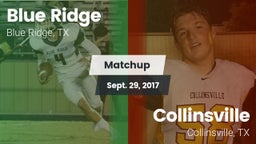 Matchup: Blue Ridge vs. Collinsville  2017