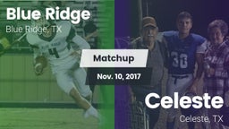 Matchup: Blue Ridge vs. Celeste  2017