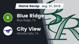 Recap: Blue Ridge  vs. City View  2018