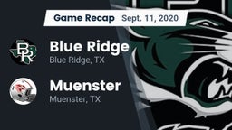 Recap: Blue Ridge  vs. Muenster  2020