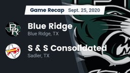 Recap: Blue Ridge  vs. S & S Consolidated  2020