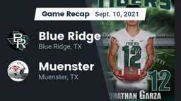 Recap: Blue Ridge  vs. Muenster  2021
