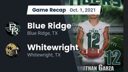 Recap: Blue Ridge  vs. Whitewright  2021